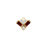 Charming Baguette – 14K & 18K Gold Gemstone Charm