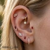 Classic Bezel – 14K & 18K Gold Gemstone Charm