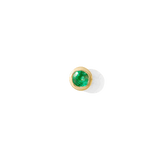 Close-Up of Bezel Gemstone – Emerald in Rose Gold