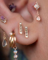 Close-Up of “FUCK” Diamond Bar Showing Letter Detailing and Polished Finish