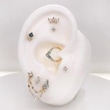 ZURI MARQUISE GENUINE DIAMOND - THREADLESS END piercing-zone.com