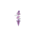 Close-Up of Mixt Threadless End – Pastel Gemstone Mix