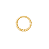 Close-up of the braided gold detailing on Paris Clicker