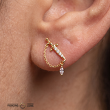 Creed CZ – 14K Gold Threadless End