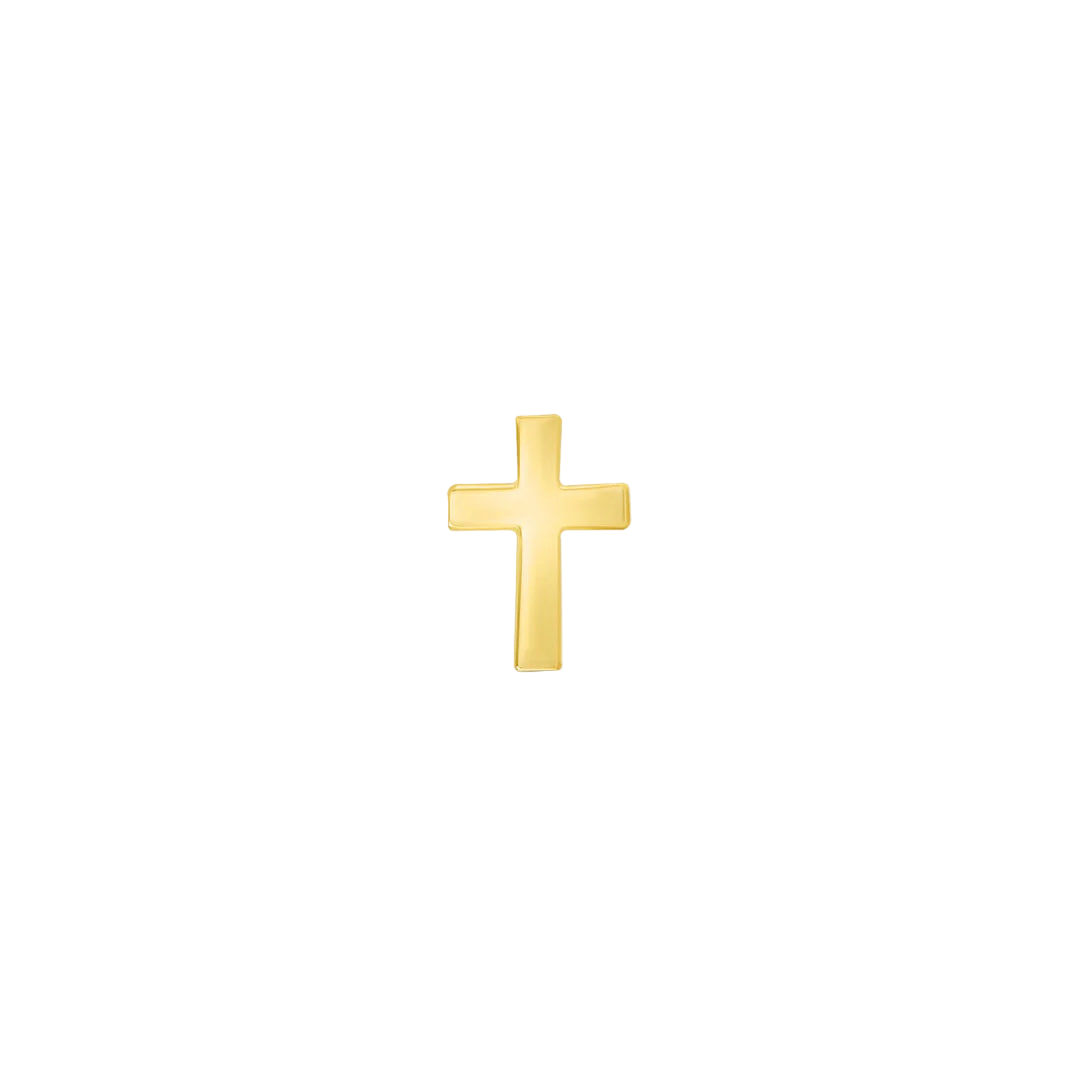 Cross End in Yellow Gold – Studio Lighting Shot