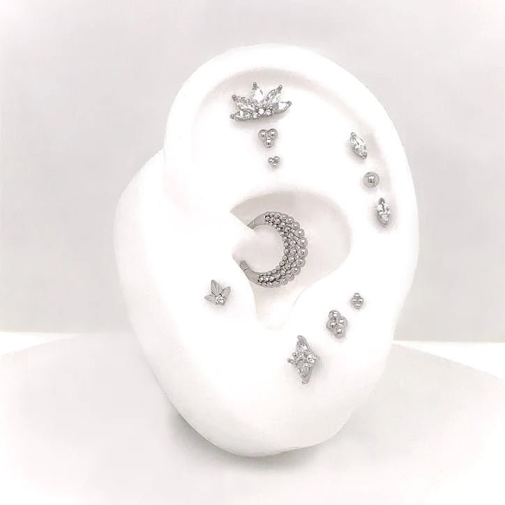 4 BEAD CLUSTER - THREADLESS END piercing-zone.com