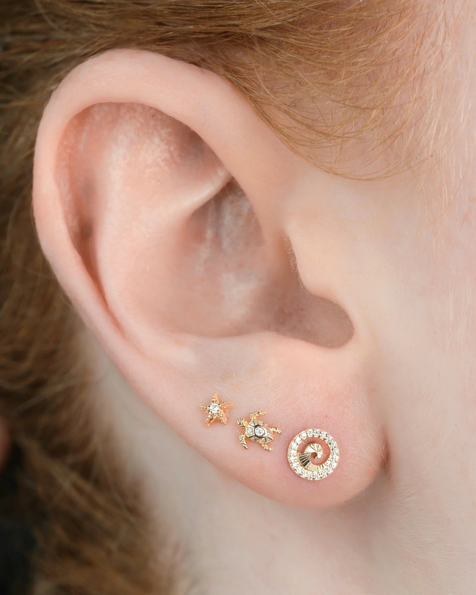 Hoku Star Diamond Threadless End – 14K Gold Symbol of Hope