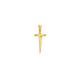 Dagger – 14K Gold Threadless & Threaded End