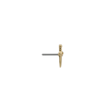 Dagger End - 18K Gold Threadless End - piercing - zone.com