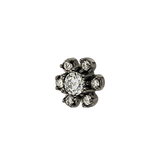 Daisy 6 - Stones – 14K Gold Threadless/Threaded End