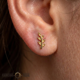 Daphne - 18K Gold Threadless/Threaded End