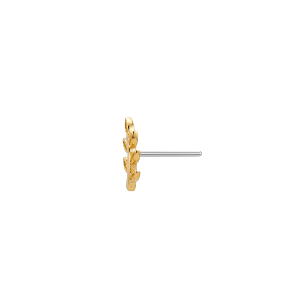 Daphne - 18K Gold Threadless/Threaded End - piercing - zone.com