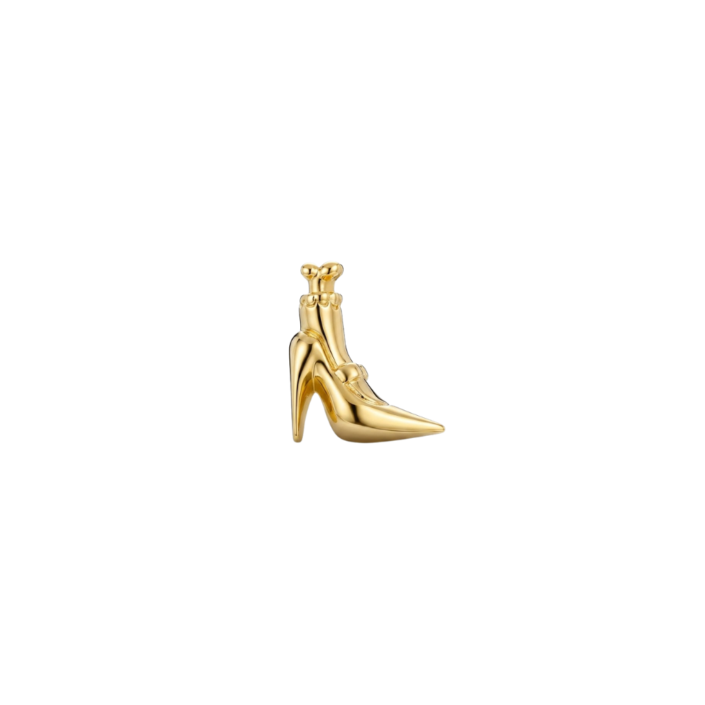 Dead Heel - 18K Gold Threadless/Threaded End - piercing - zone.com