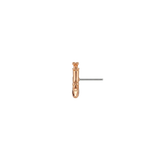 Dead Heel - 18K Gold Threadless/Threaded End - piercing - zone.com