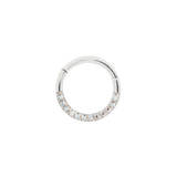 DIA - MERCURY MIST TOPAZ SOLID 14KT GOLD CLICKER piercing-zone.com