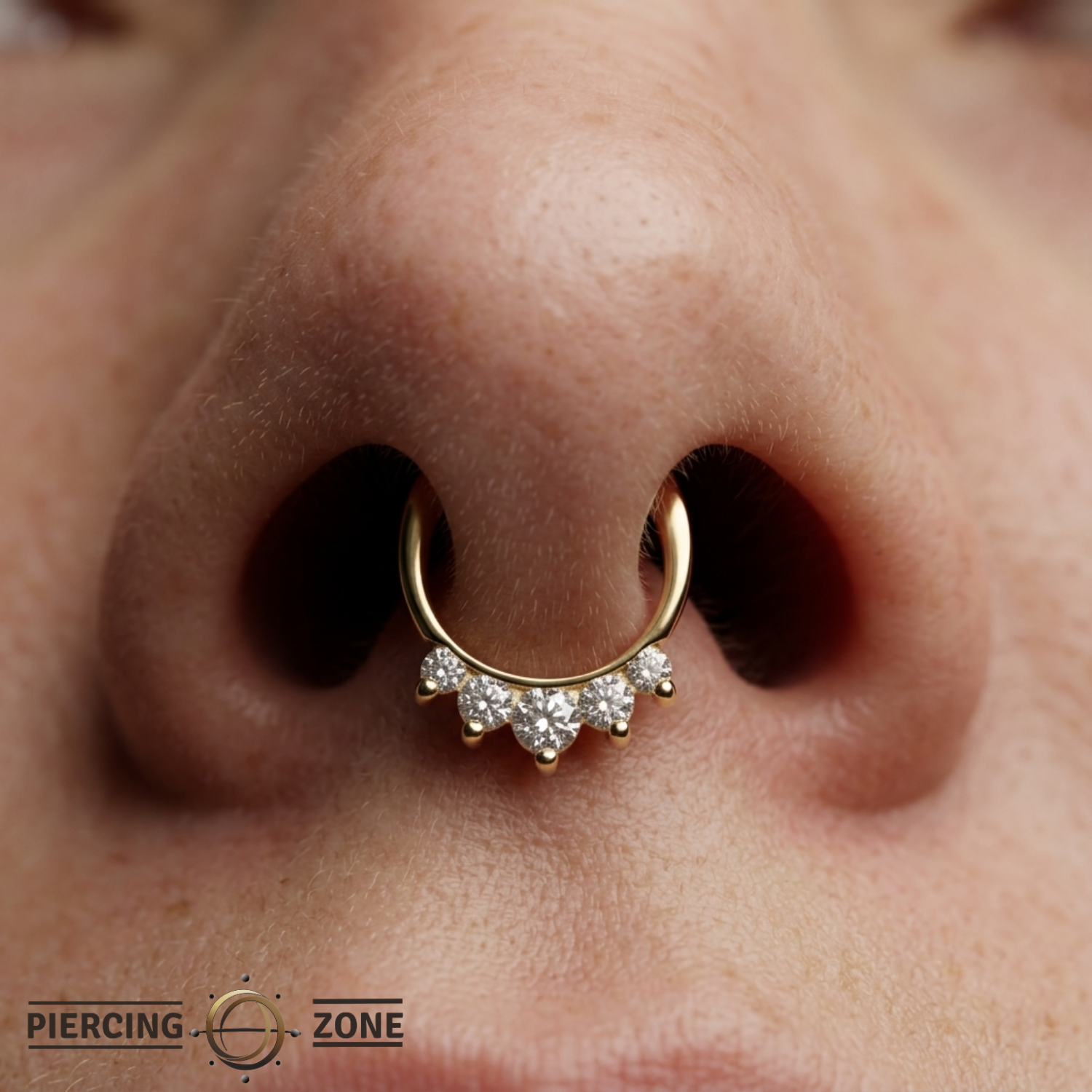 Diamond Clicker - 18K Gold Lab Diamond Clicker Ring