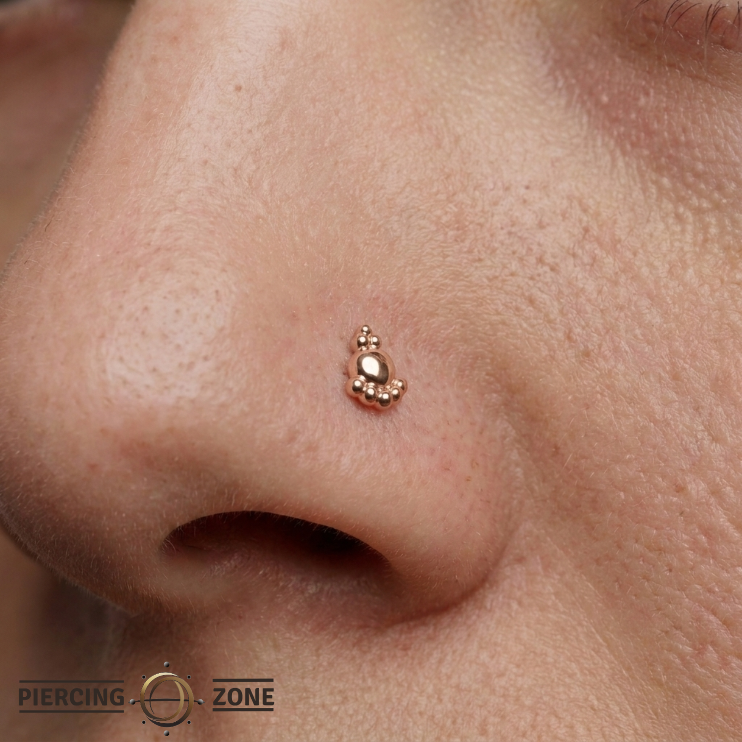 Dome - 18K Gold Threadless/Threaded End