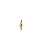 Dome - 18K Gold Threadless/Threaded End - piercing - zone.com