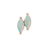 DOUBLE ZURI MARQUISE OPAL - THREADLESS END piercing-zone.com