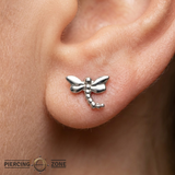 Dragonfly – 14K Gold Threadless/Threaded End