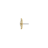Echo - 18K Gold Gem Threadless/Threaded End - piercing - zone.com