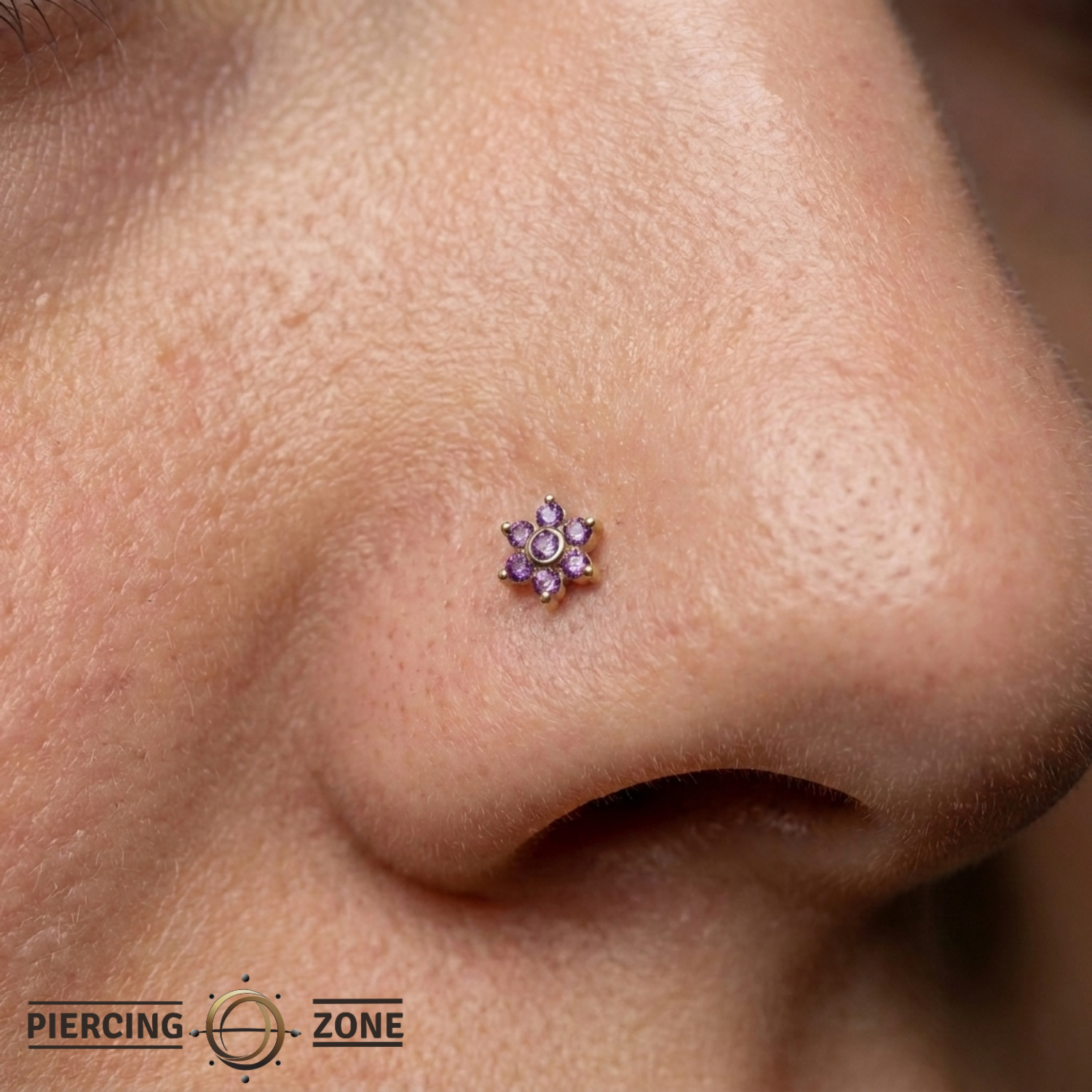 Echo - 18K Gold Genuine Gem Threadless/Threaded End