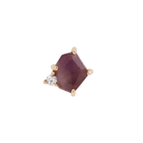ELICIT - AMETHYST + CZ - THREADLESS END piercing-zone.com