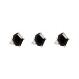 ELICIT - BLACK SPINEL + CZ - THREADLESS END piercing-zone.com