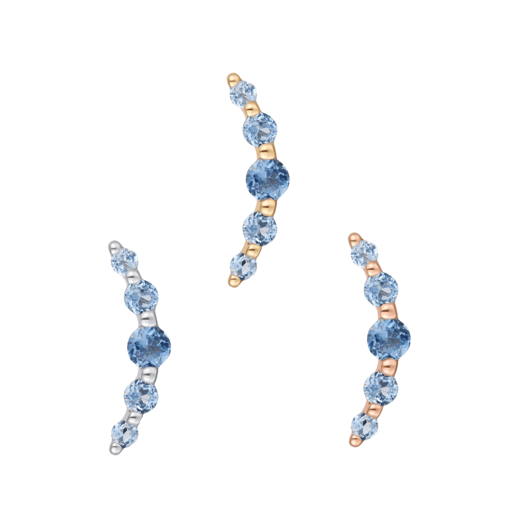 Eternal - London Blue Topaz - Threadless End