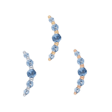 Eternal London Blue Topaz Threadless End – 14K Gold Jewelry