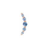 Eternal London Blue Topaz Threadless End – 14K Gold Jewelry