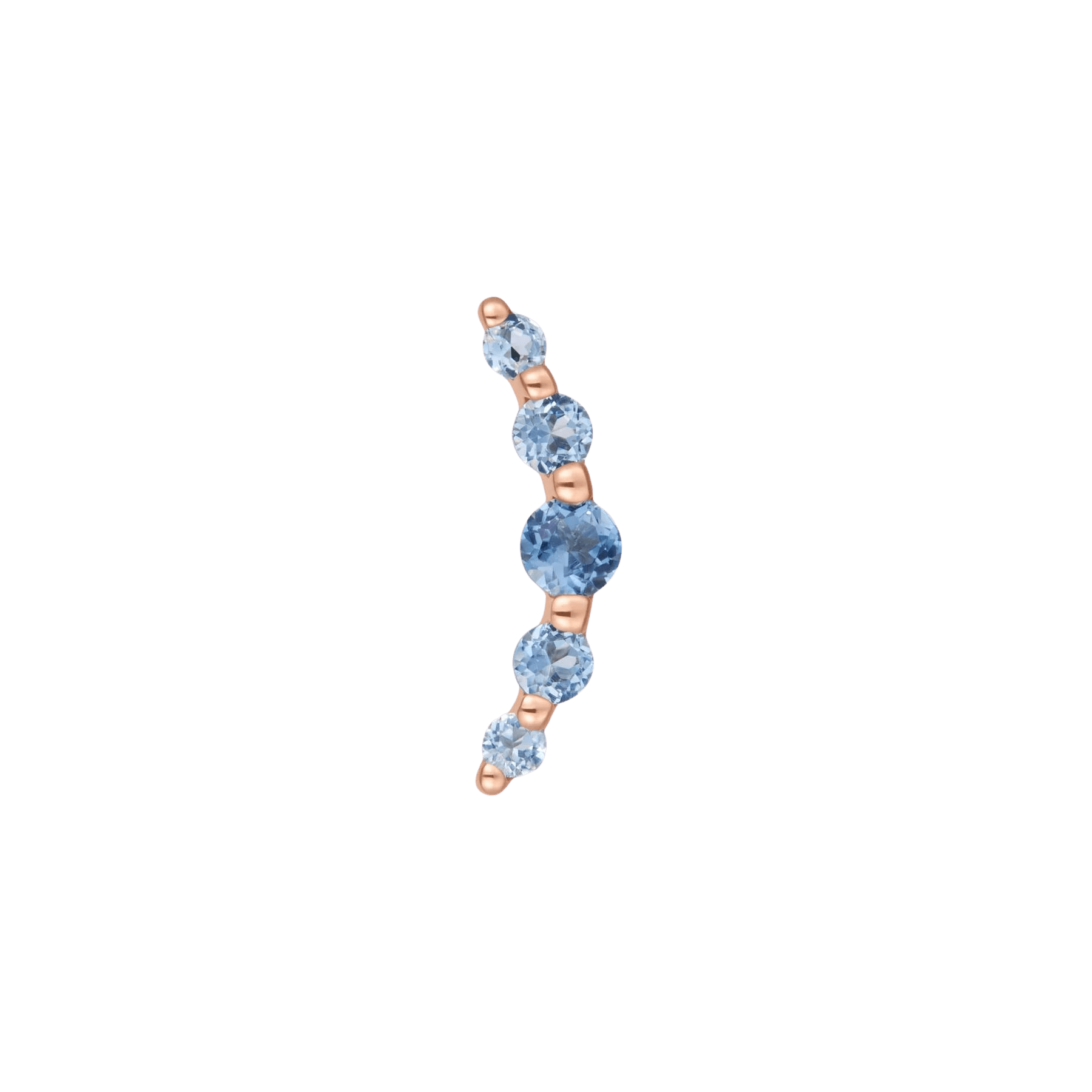 Eternal - London Blue Topaz - Threadless End