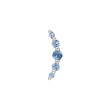 Eternal London Blue Topaz Threadless End – 14K Gold Jewelry