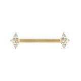 ETHEREAL - CZ - FORWARD FACING - THREADLESS END piercing-zone.com