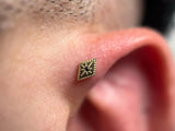 ETOILE - BLACK DIAMOND - THREADLESS END piercing-zone.com