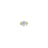 Eve Square Gemstone End Pictured with Matching Vida Trio