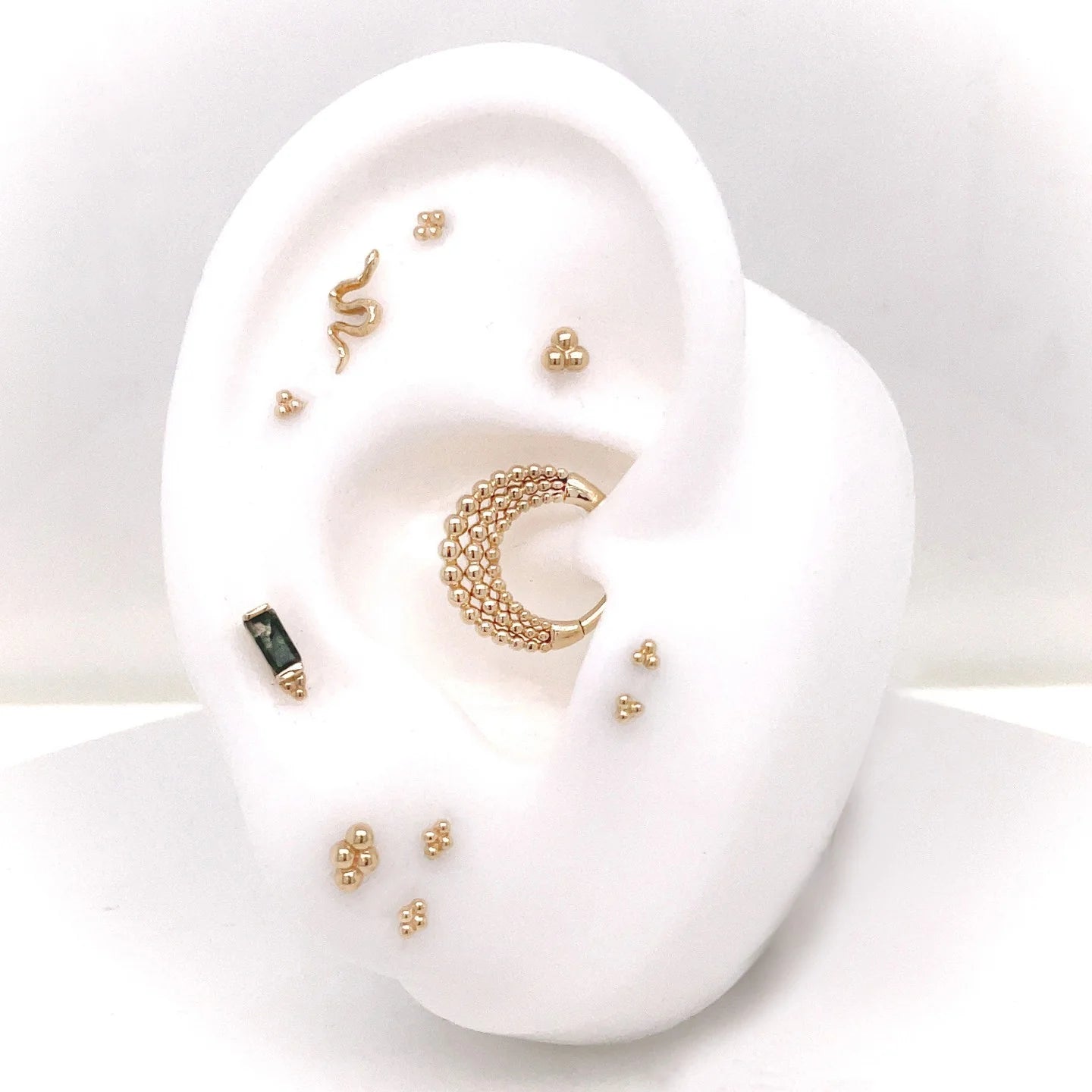 FAME - SOLID 14KT GOLD CLICKER piercing-zone.com