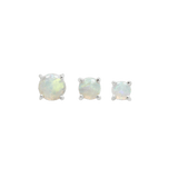 OPAL PRONG CABOCHON - THREADLESS END piercing-zone.com