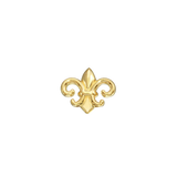 Fleur-de-lis End in Yellow Gold – Studio Lighting Shot