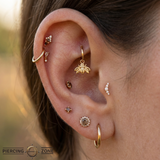 Flying Bee – 14K & 18K Gold Charm