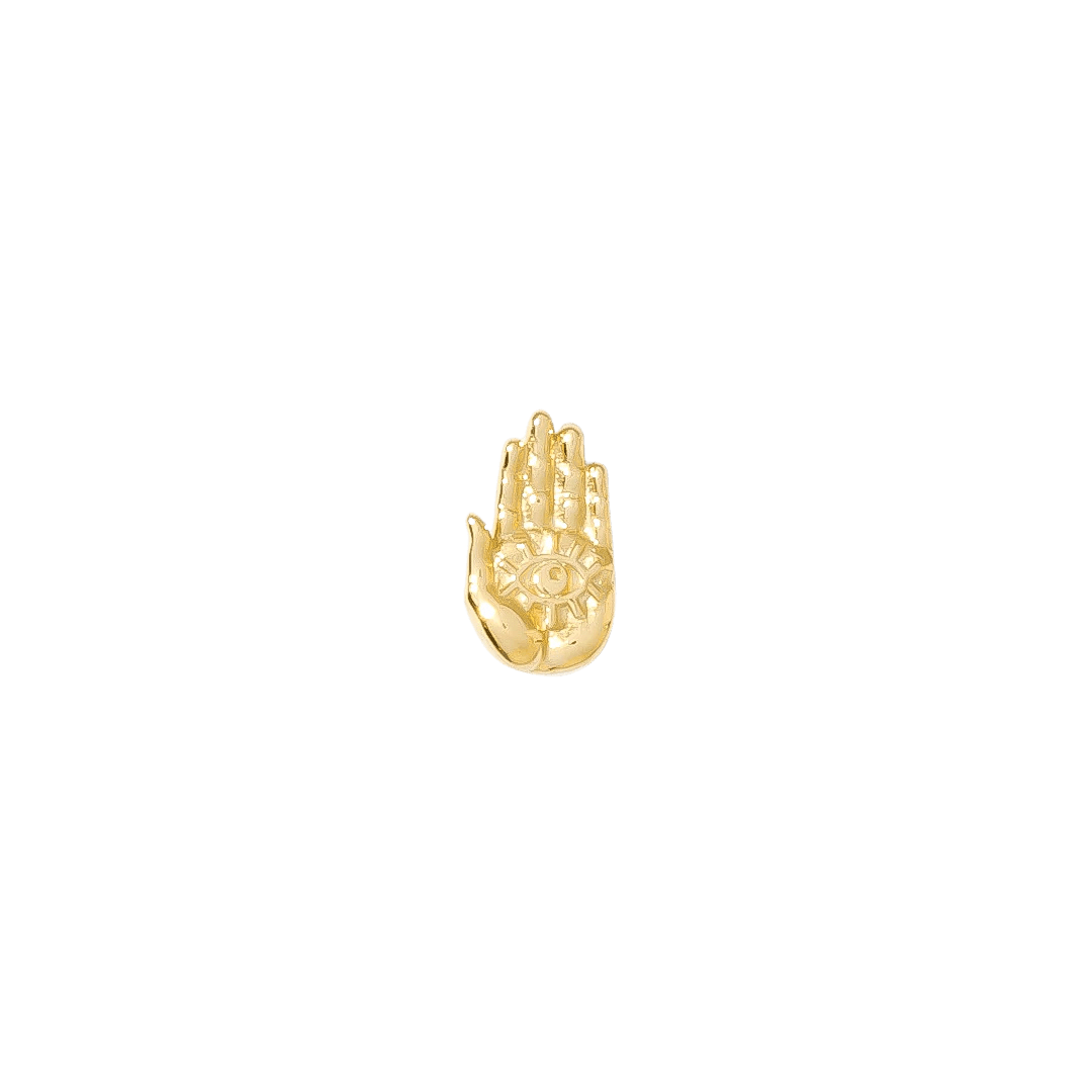 Foretold piercing stud in 14k yellow gold