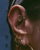 Stella – 14K Gold & CZ Threadless End