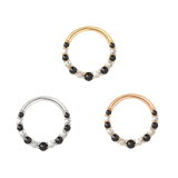 Buddha Jewelry Eclipse Clicker Styled in Septum Piercing
