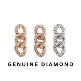 CHAINLINK - GENUINE DIAMOND THREADLESS END piercing-zone.com