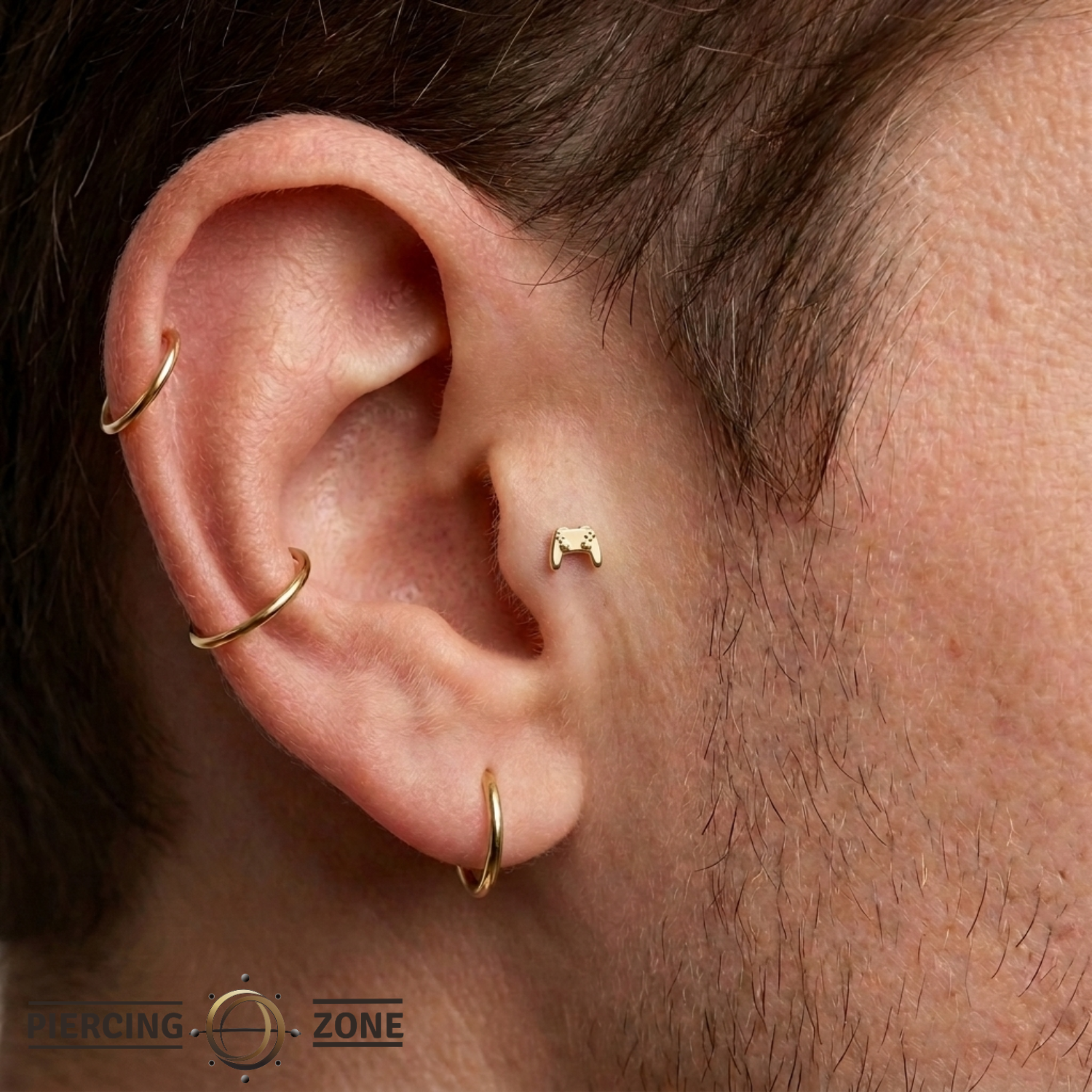 Game Controller - 18K Gold Threadless/Threaded End