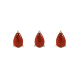 GARNET PEAR - THREADLESS END piercing-zone.com