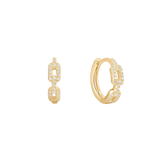 GEM CHAINLINK - CZ - HUGGIE piercing-zone.com