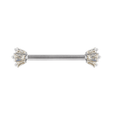 GEMMA TRIOS CZ - FORWARD FACING - THREADLESS END piercing-zone.com
