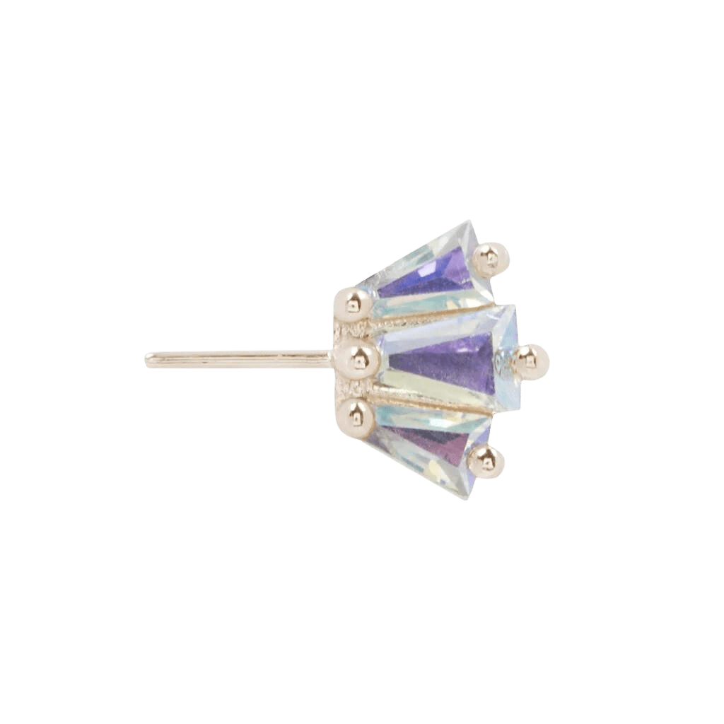 GEMMA TRIOS MERCURY MIST - FORWARD FACING - THREADLESS END piercing-zone.com