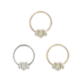 GEMMA TRIOS MERCURY MIST SEAMLESS RING piercing-zone.com